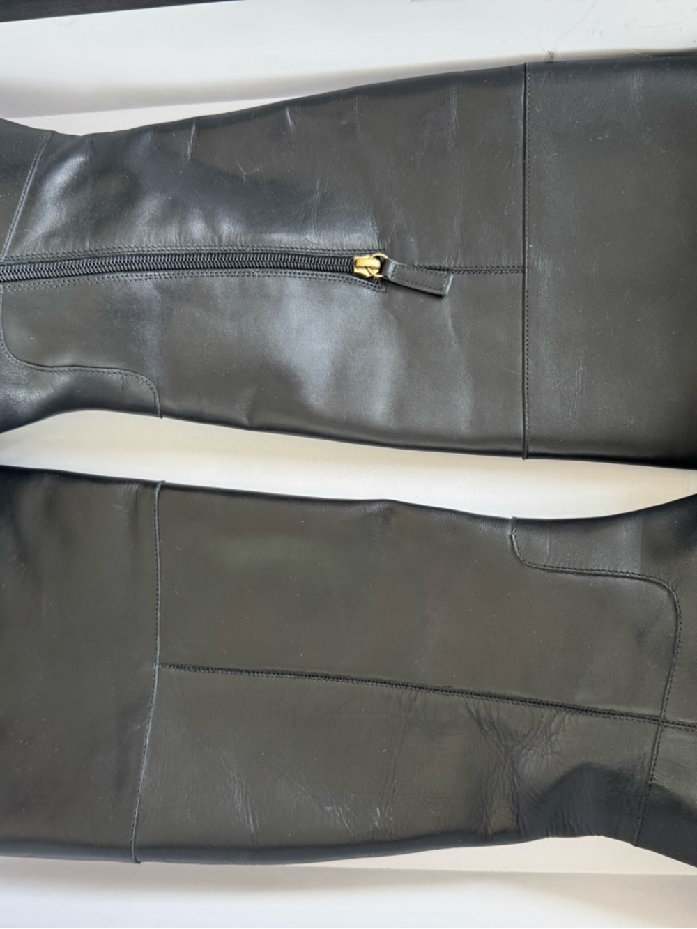 J. Crew Tan and Black Leather Sole Heeled Sandals